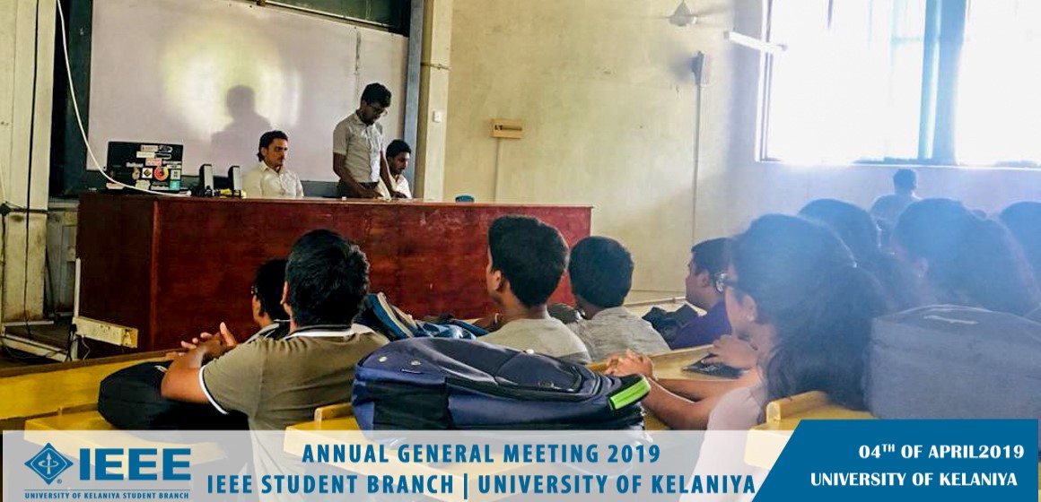 Read more about the article Annual General Meeting of IEEE SB of University of Kelaniya