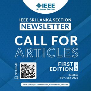 Read more about the article [Call for Articles] IEEE Sri Lanka Section Newsletter – June 2023