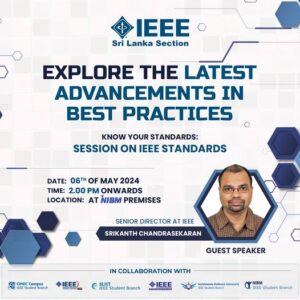 Read more about the article SESSION ON IEEE STANDARDS