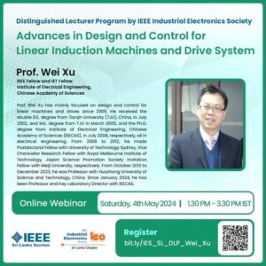 Read more about the article Online Session about Advances in Design and Control for Linear Induction Machines and Drive System