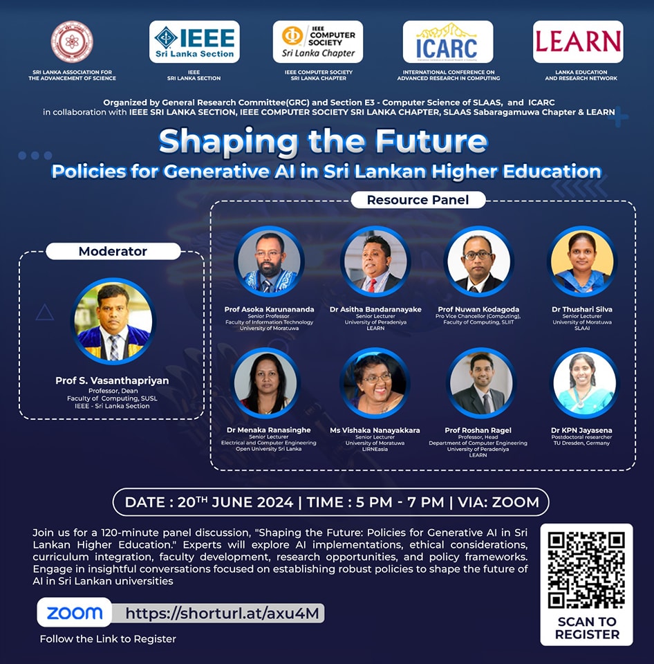 Read more about the article Shaping the Future: Policies for Generative AI in Sri Lankan Higher Education