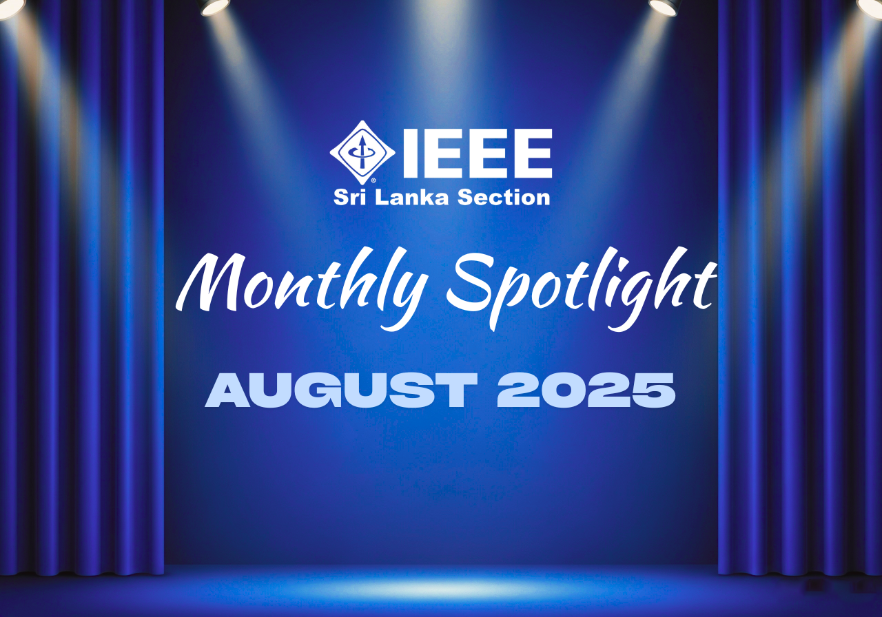 IEEE Sri Lanka Section July Spotlight Header
